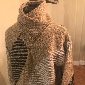 HANDKNIT SWEATER 100% VIRGIN WOOL